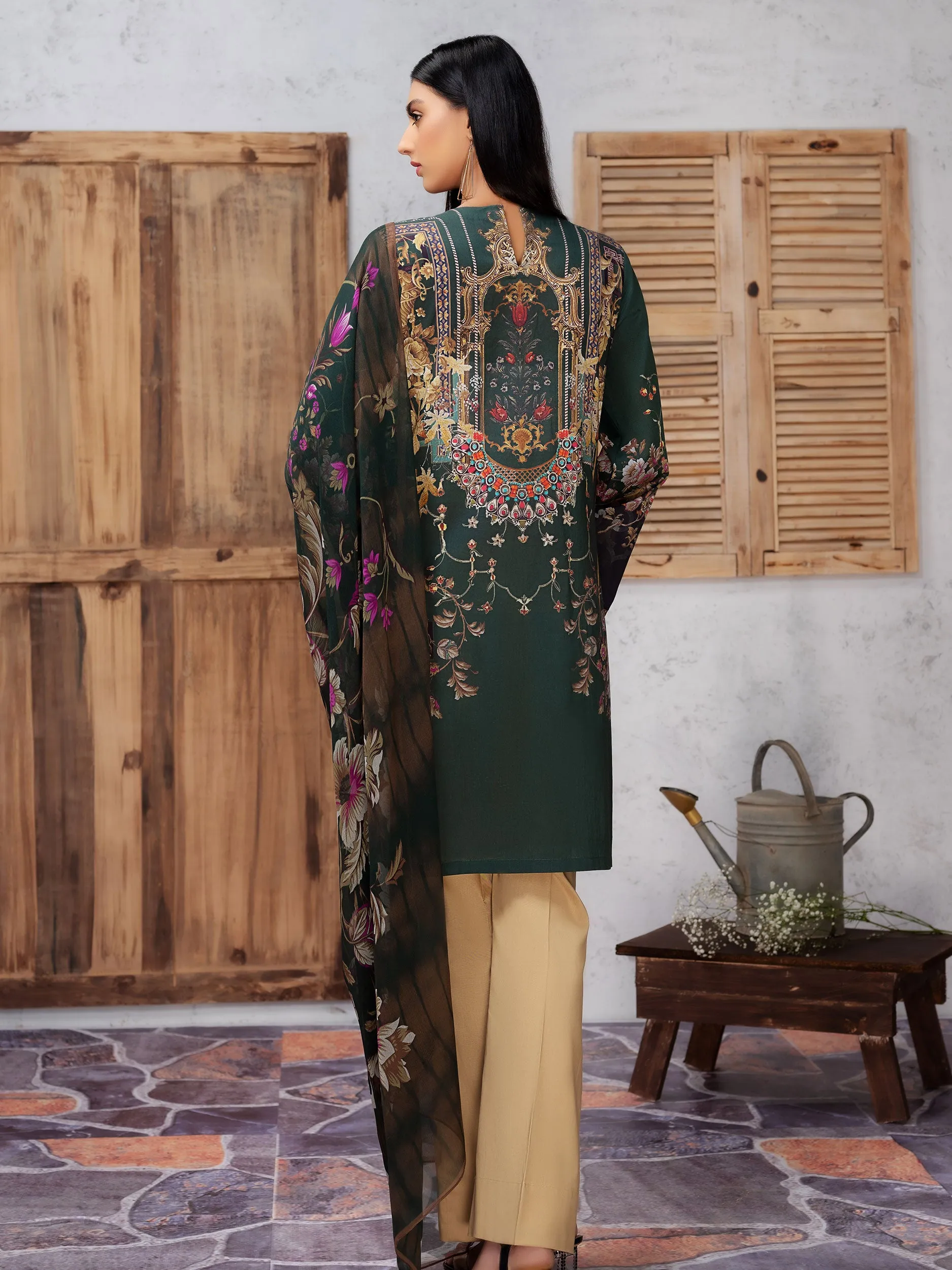 2 Piece Lawn Suit-Embroidered (Unstitched)