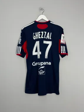 2010/11 LYON GHEZZAL #47 *PLAYER ISSUE* THIRD SHIRT (XL) ADIDAS