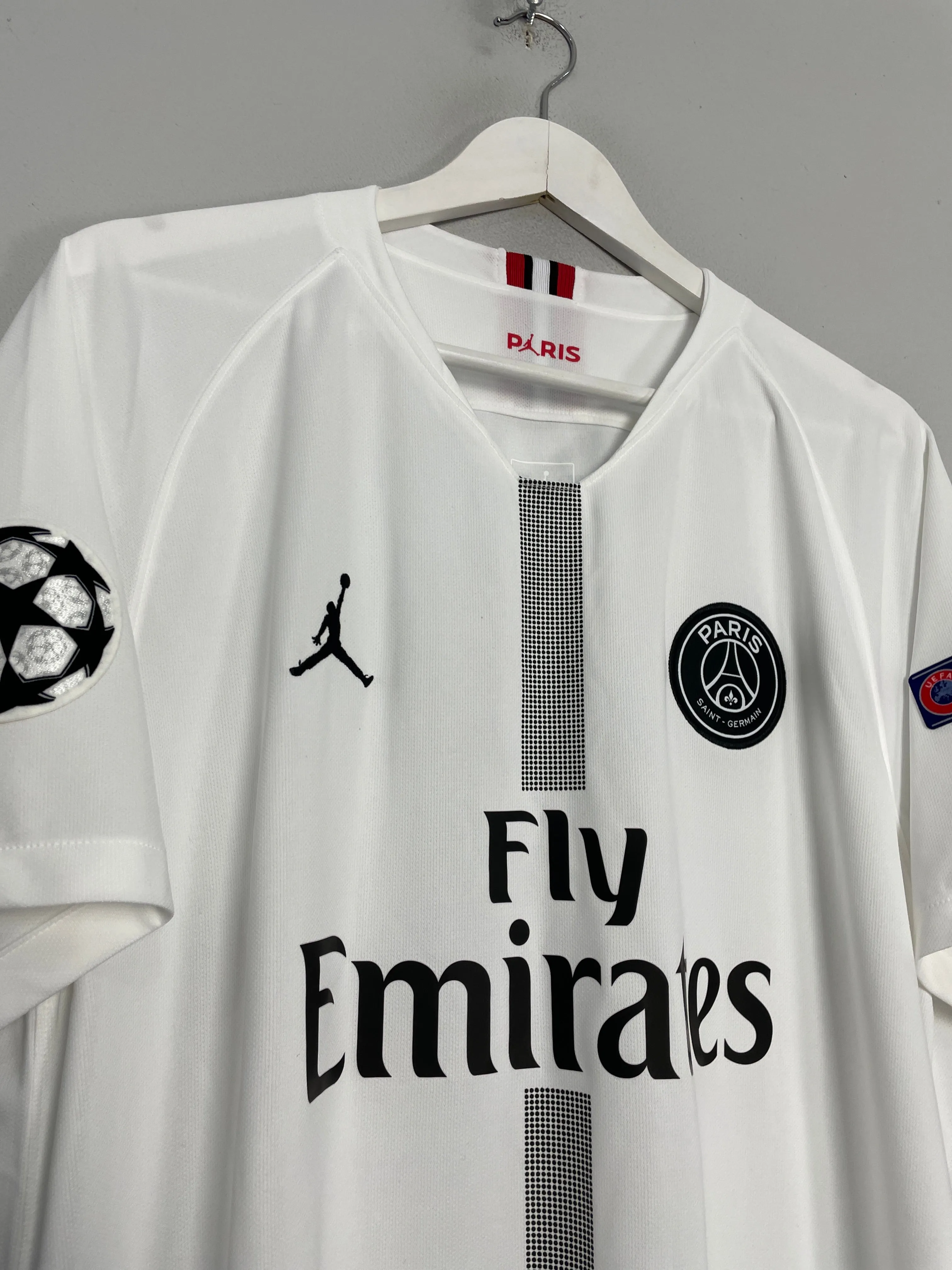 2018/19 PSG MBAPPE #7 *BNWT* C/L AWAY SHIRT (XL) JORDAN