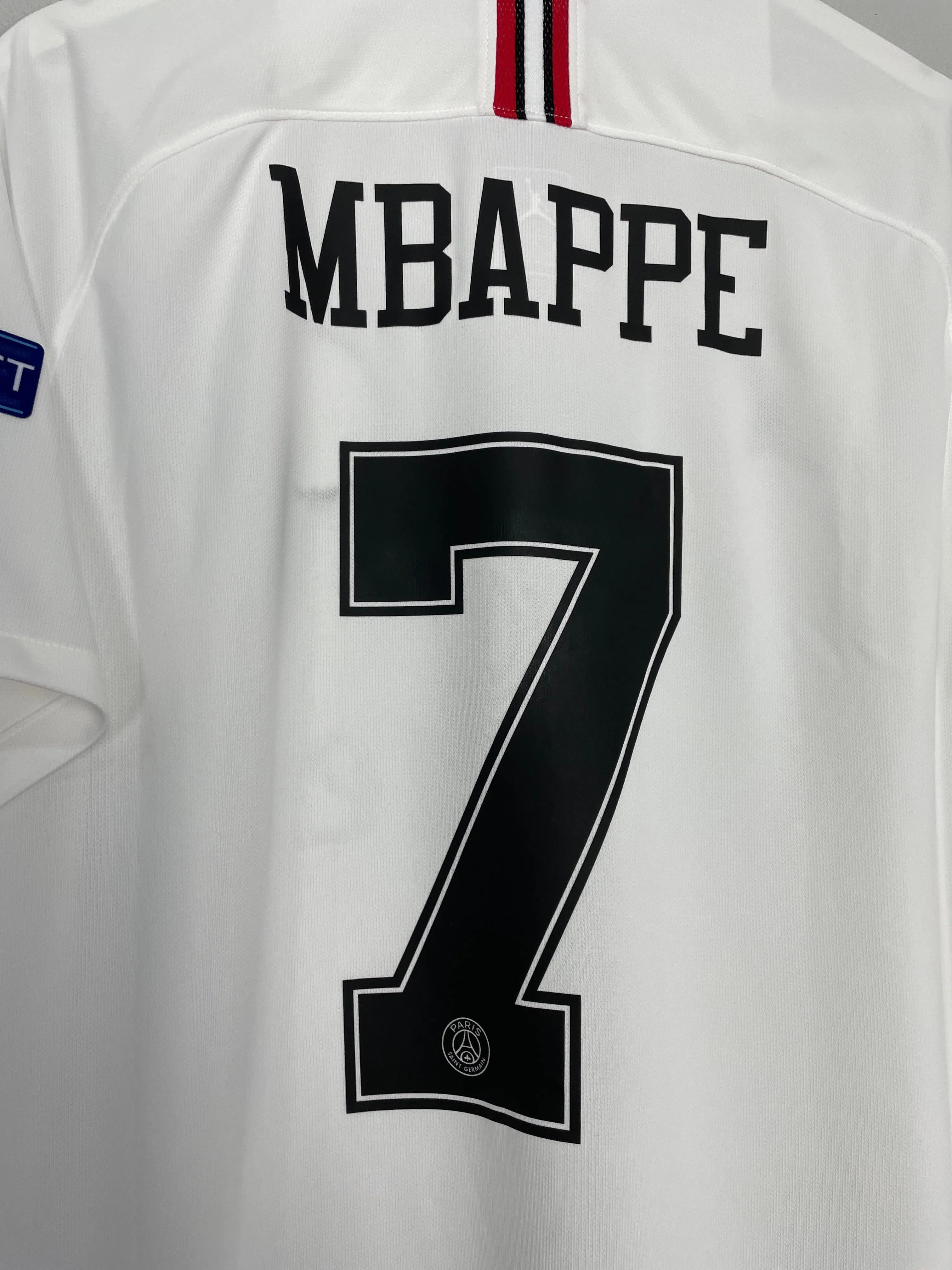 2018/19 PSG MBAPPE #7 *BNWT* C/L AWAY SHIRT (XL) JORDAN