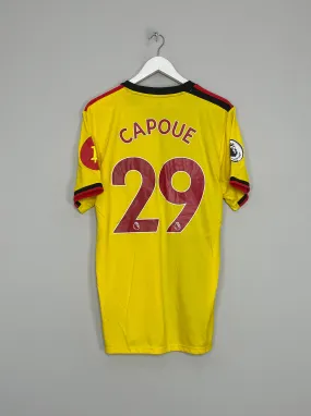 2019/20 WATFORD CAPOUE #29 *MATCH ISSUE* HOME SHIRT (L) ADIDAS