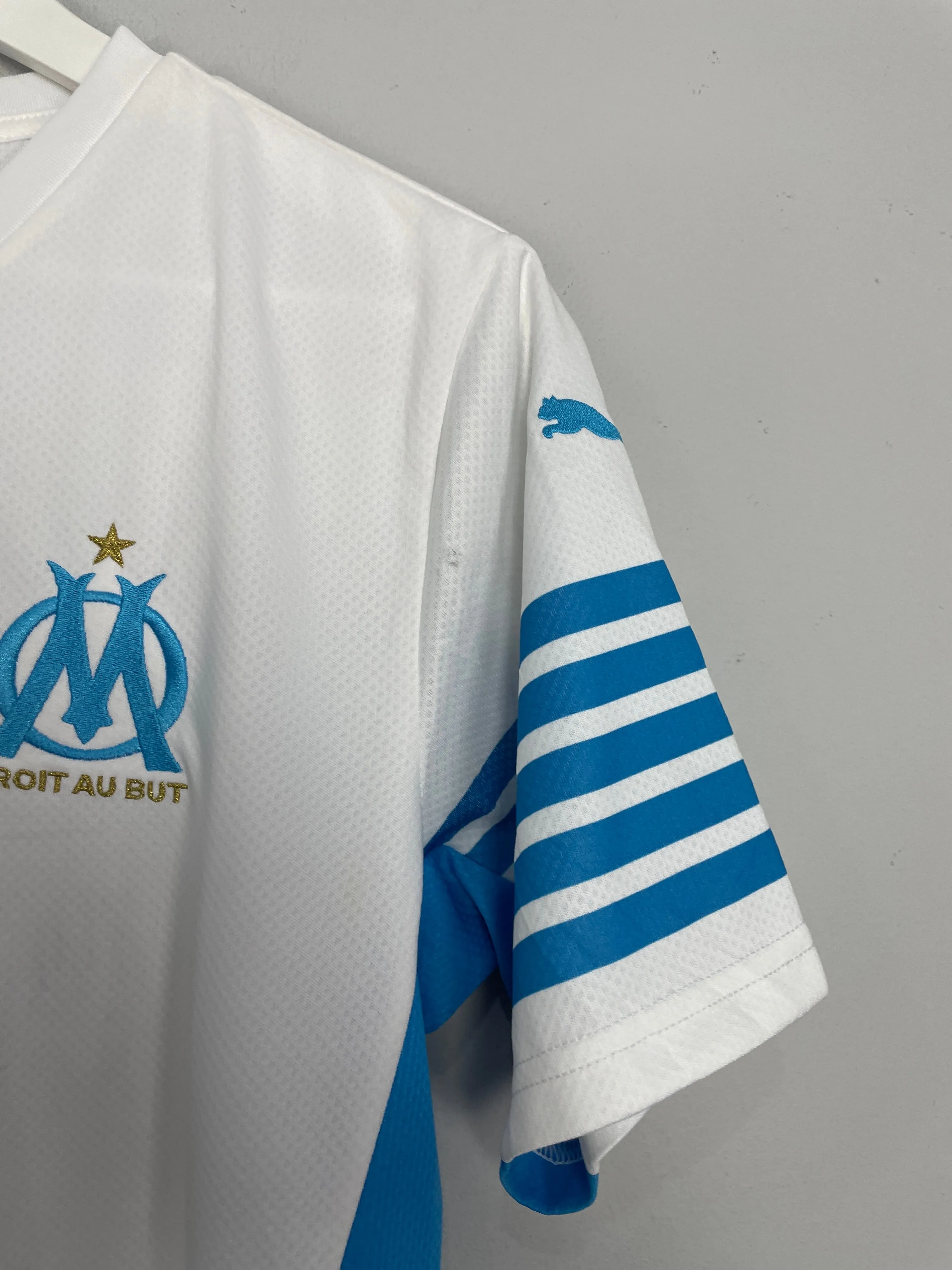 2020/21 MARSEILLE GERSON #8 *SIGNED* HOME SHIRT (M) PUMA