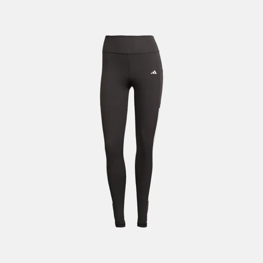 Adidas Optime 3 Stripes Full Length Women's Training Tight -Black