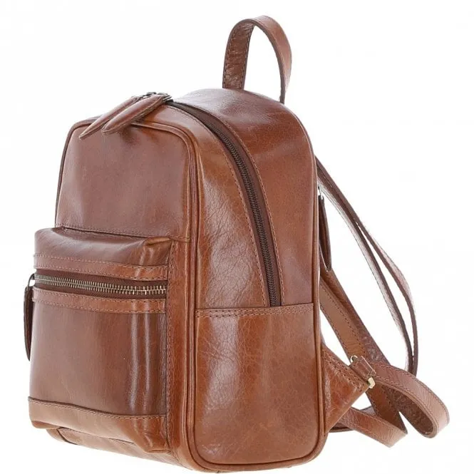 Ashwood T-87 Small Leather Backpack