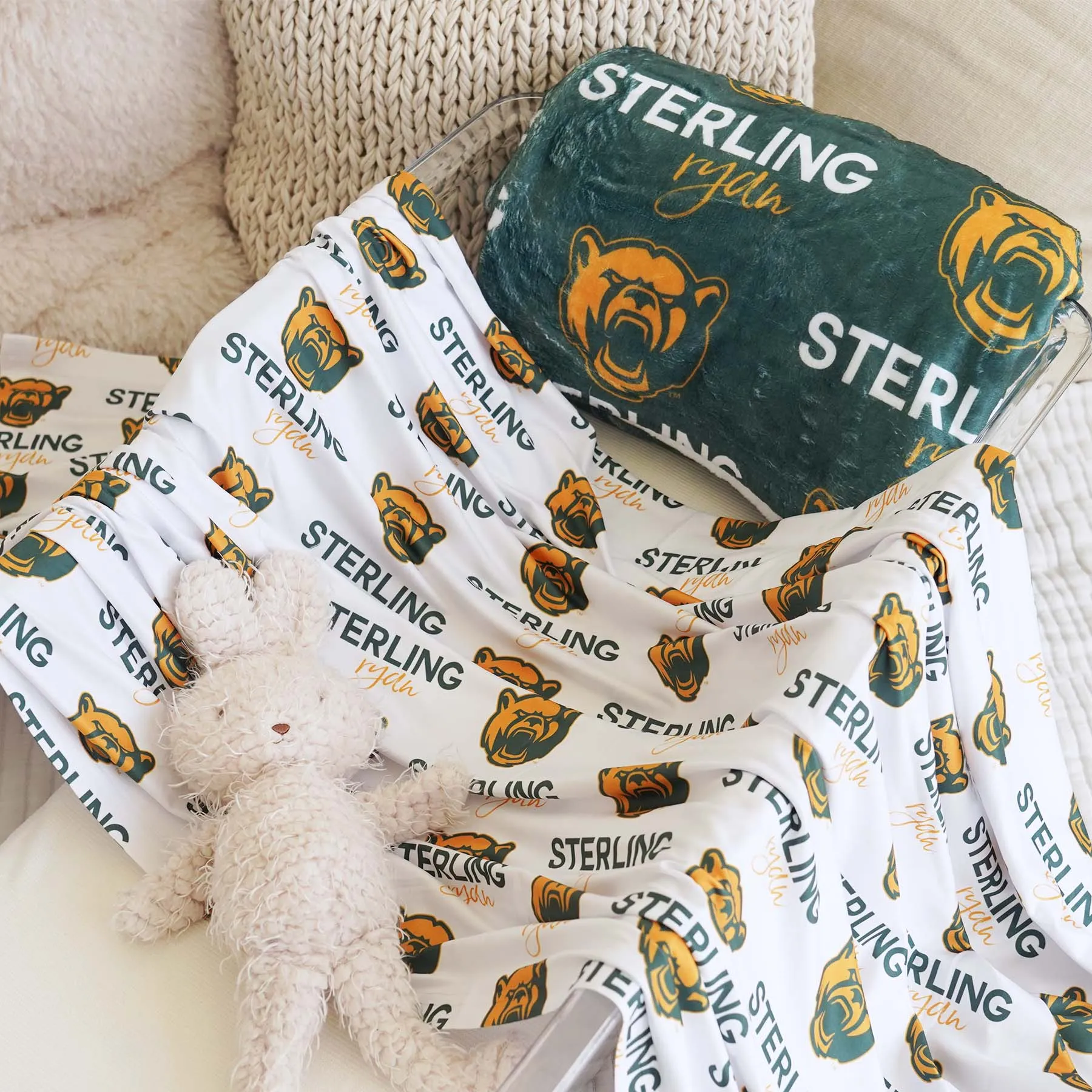 Baylor University | BU Personalized Swaddle