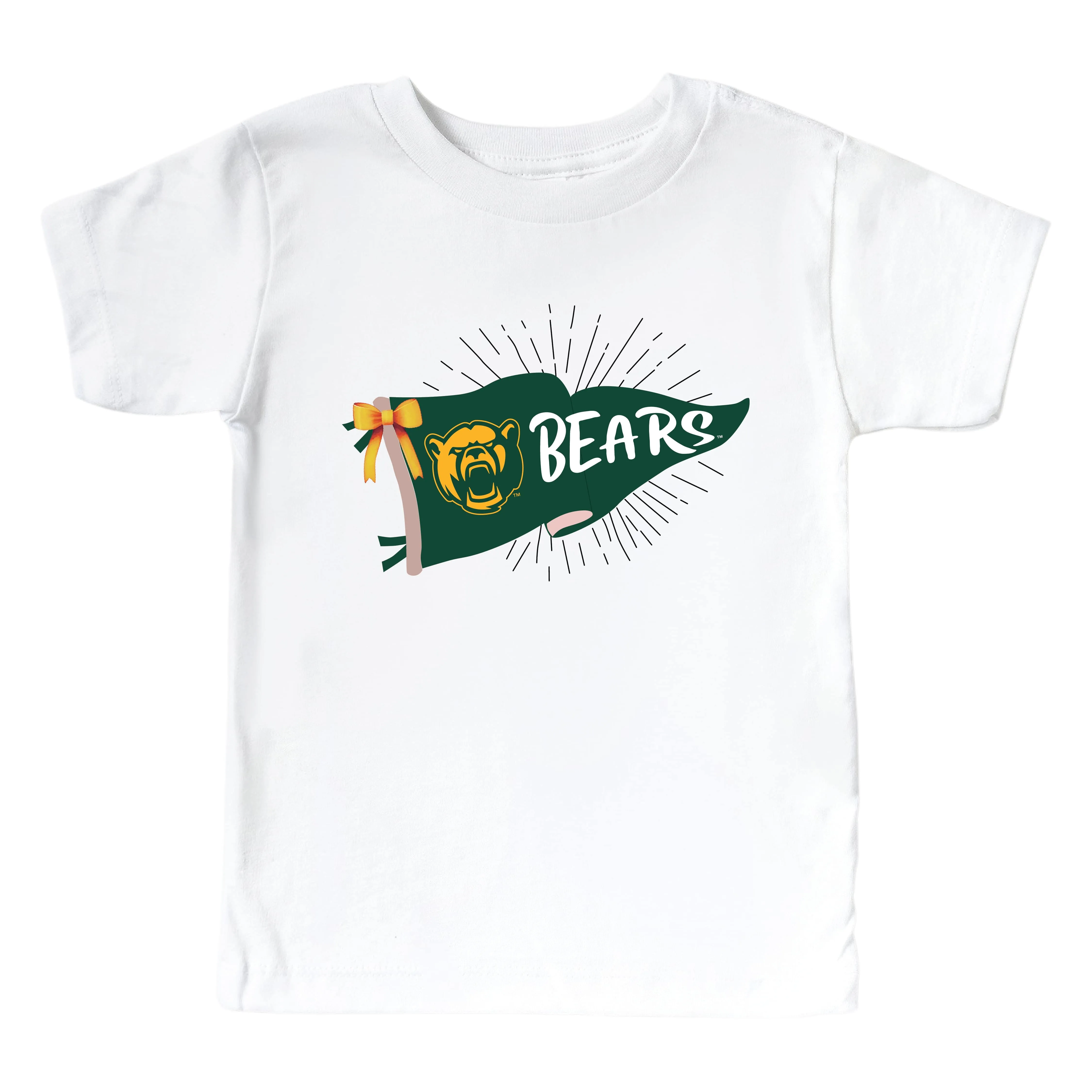 Baylor University | Footballs & Bows Kids Graphic Tee