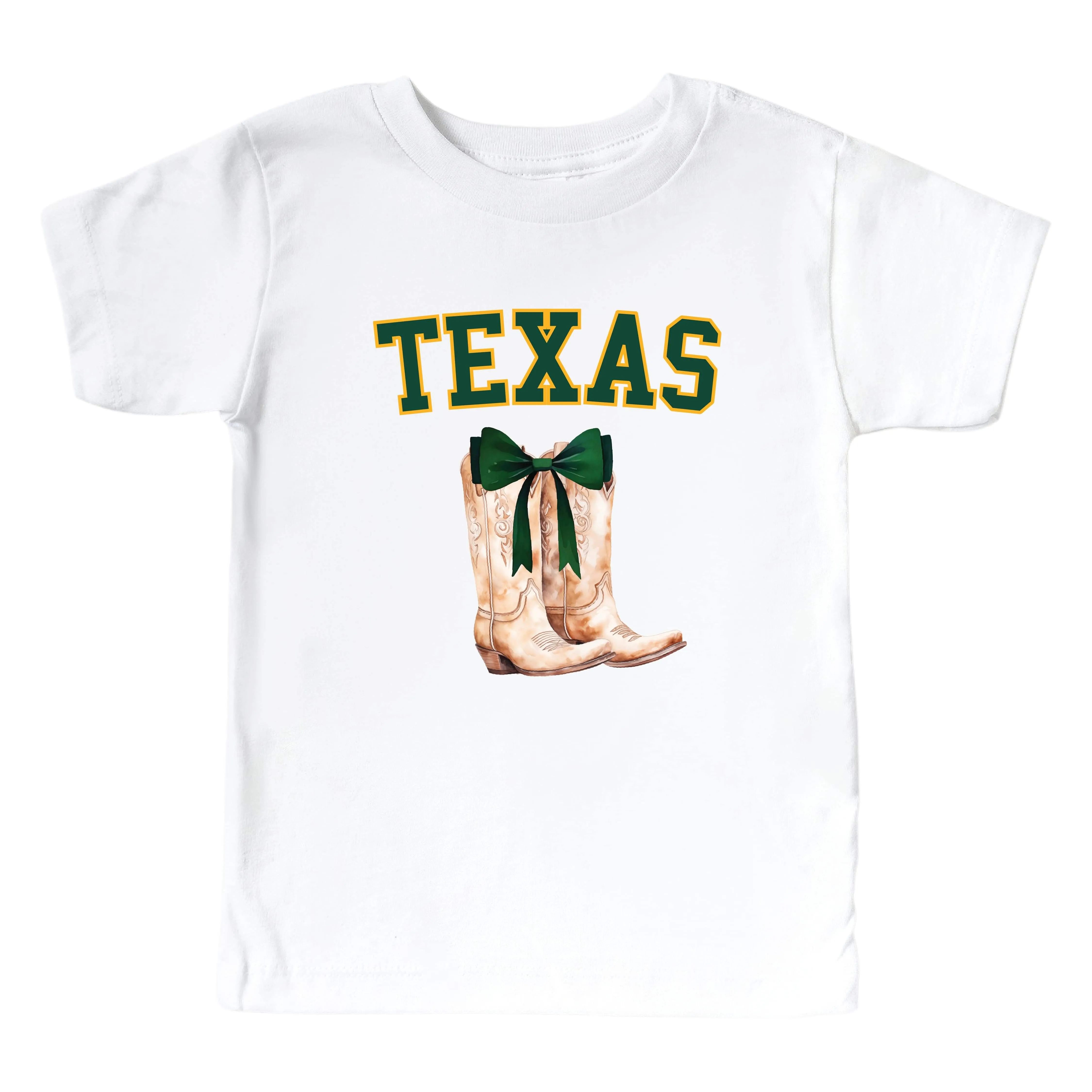 Baylor University | Footballs & Bows Kids Graphic Tee