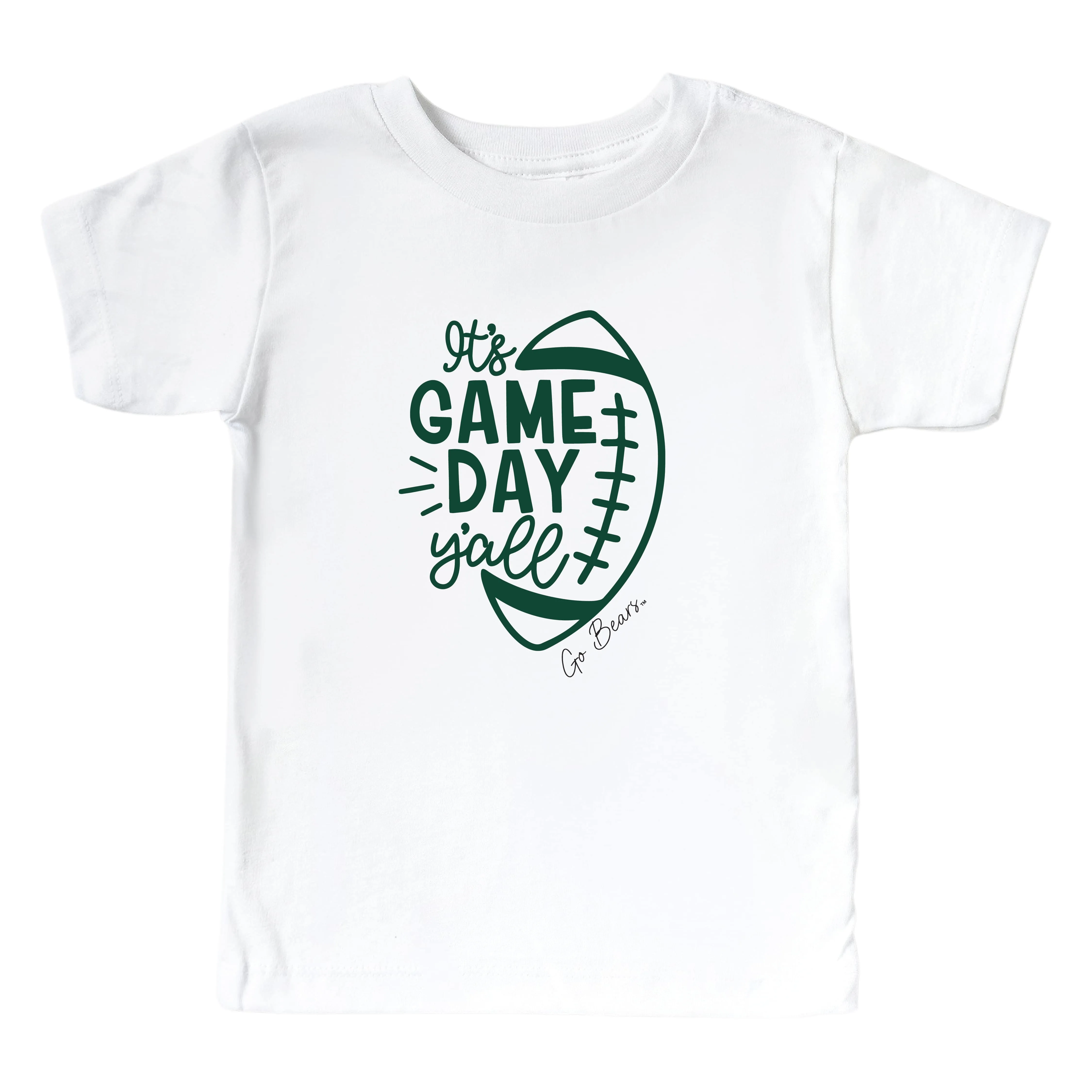 Baylor University | Footballs & Bows Kids Graphic Tee