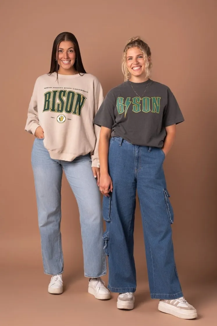 Bison Vintage Oversized Crew