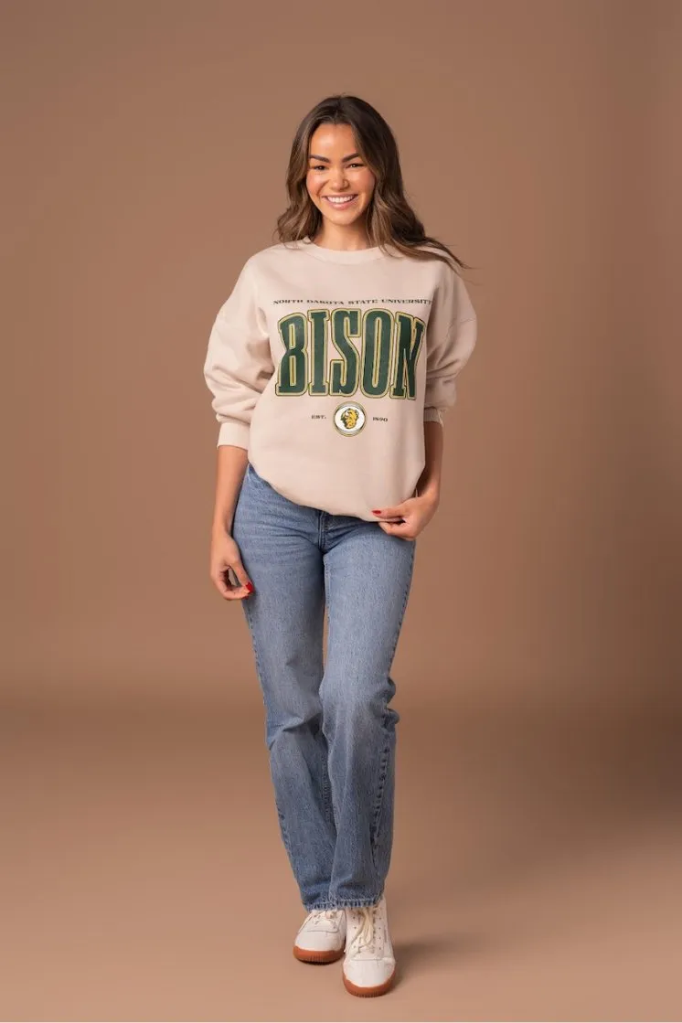 Bison Vintage Oversized Crew