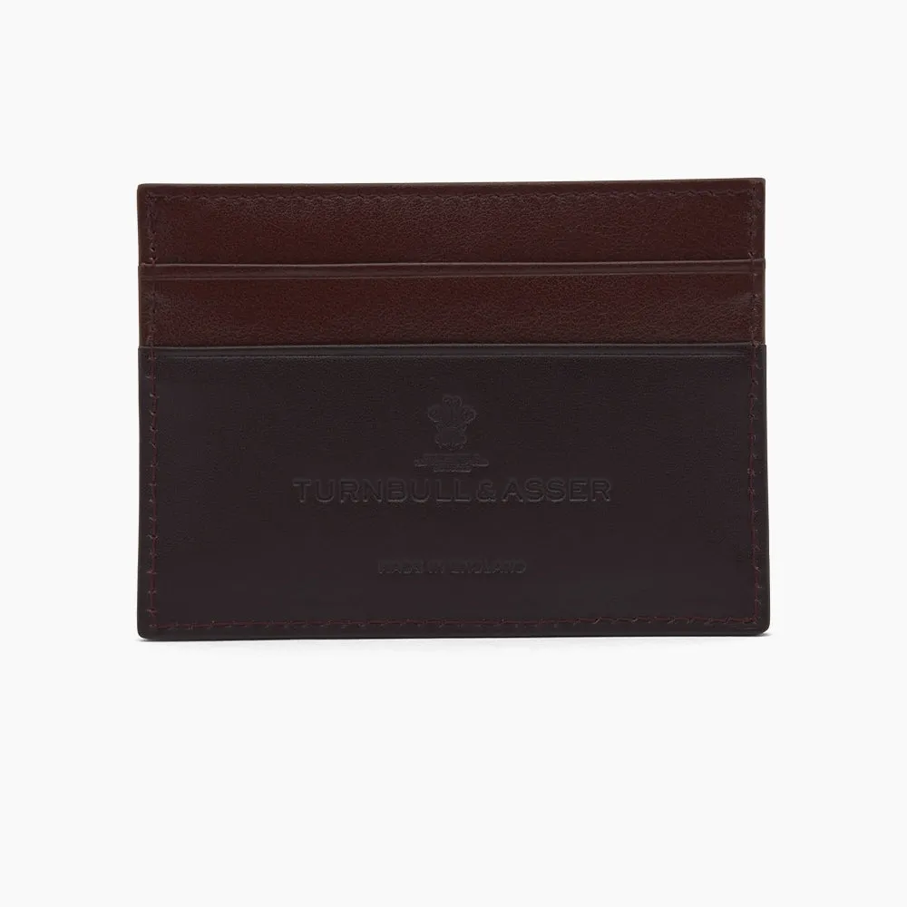 BLACK LEATHER CARD CASE