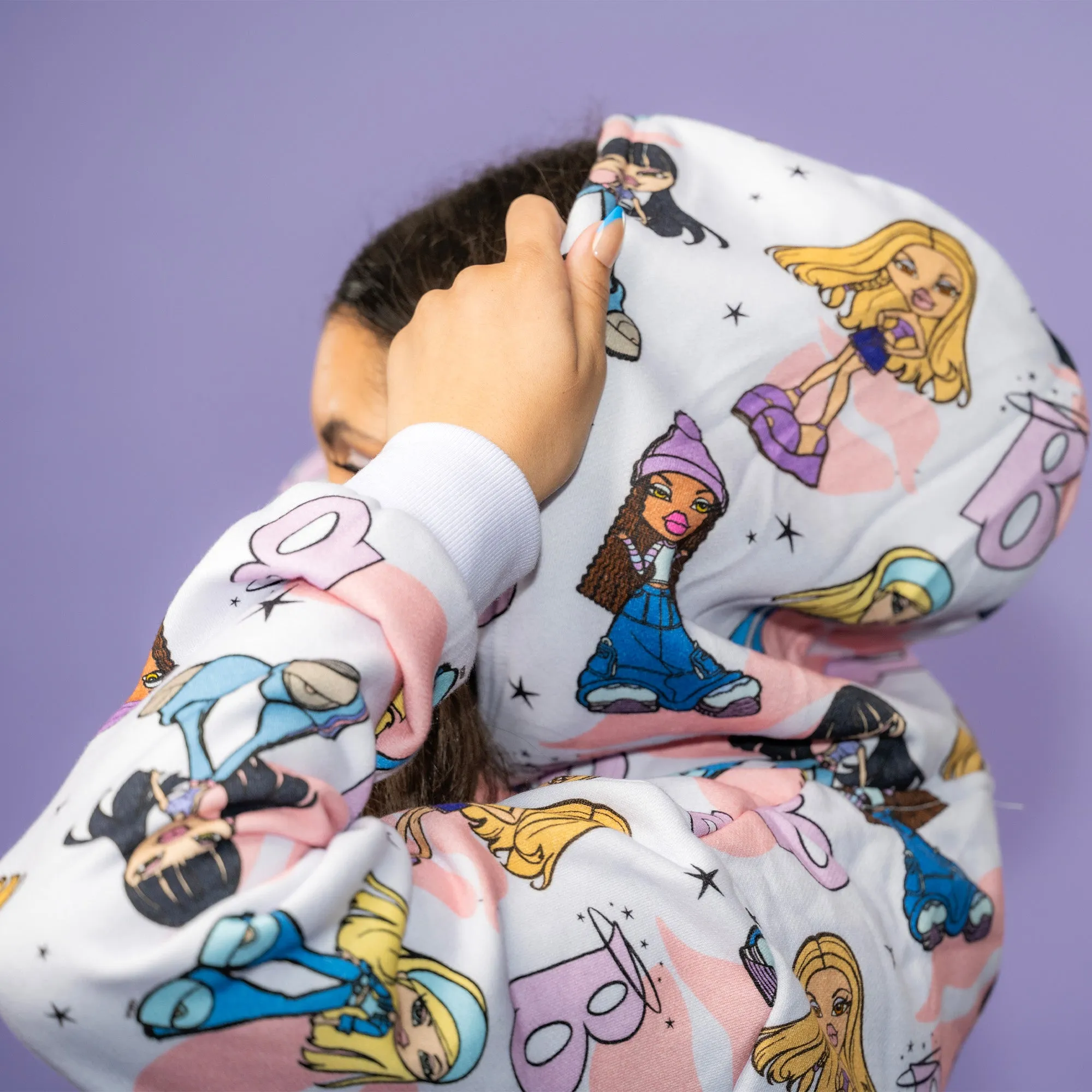 Bratz Print Crop Hoodie