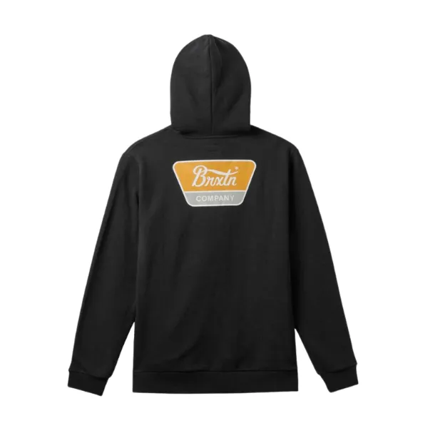 Brixton Linwood Hoodie - Black/Mustard