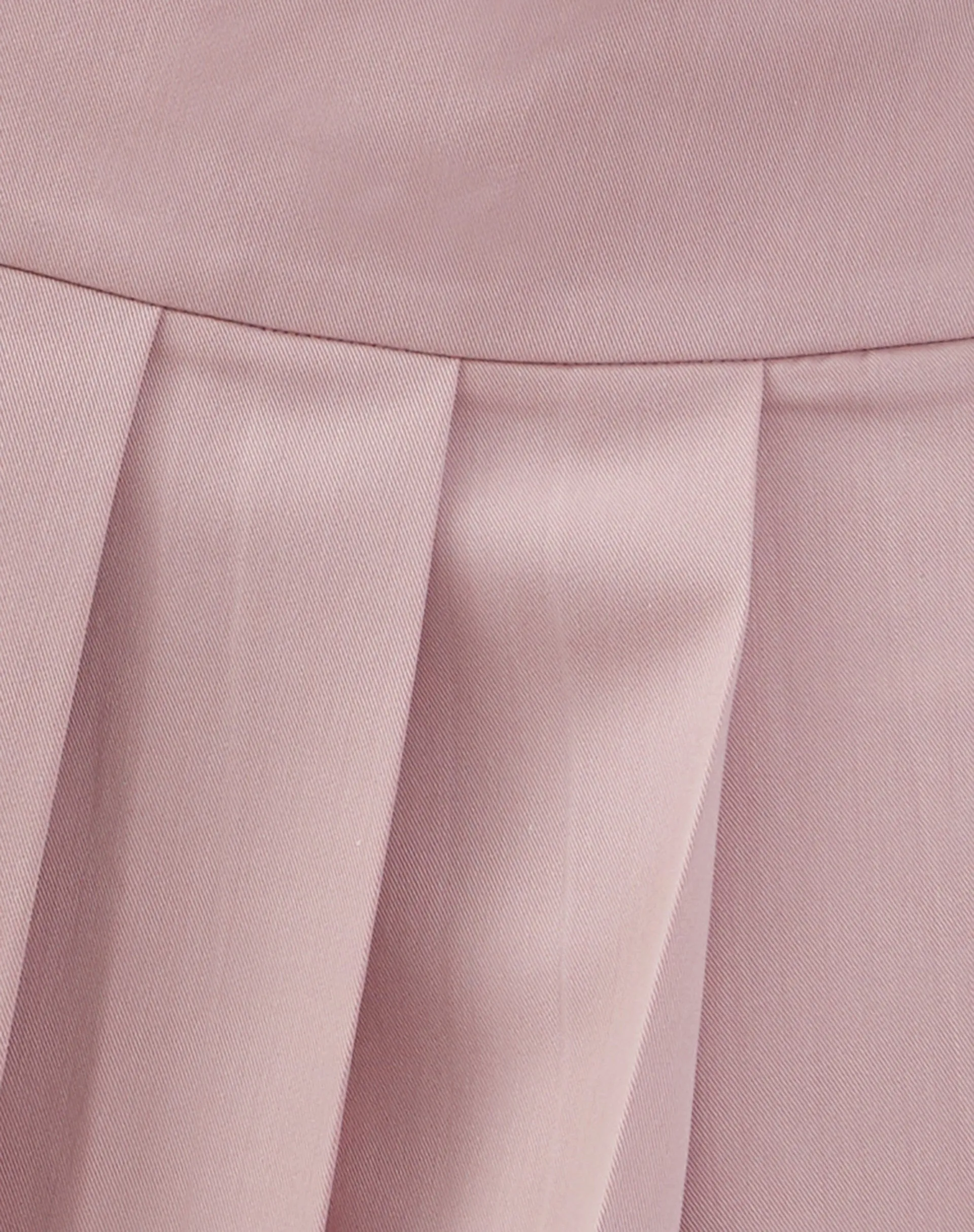 Casini Pleated Micro Skirt in Pink