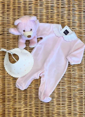 Chenille Sleepsuit Pois