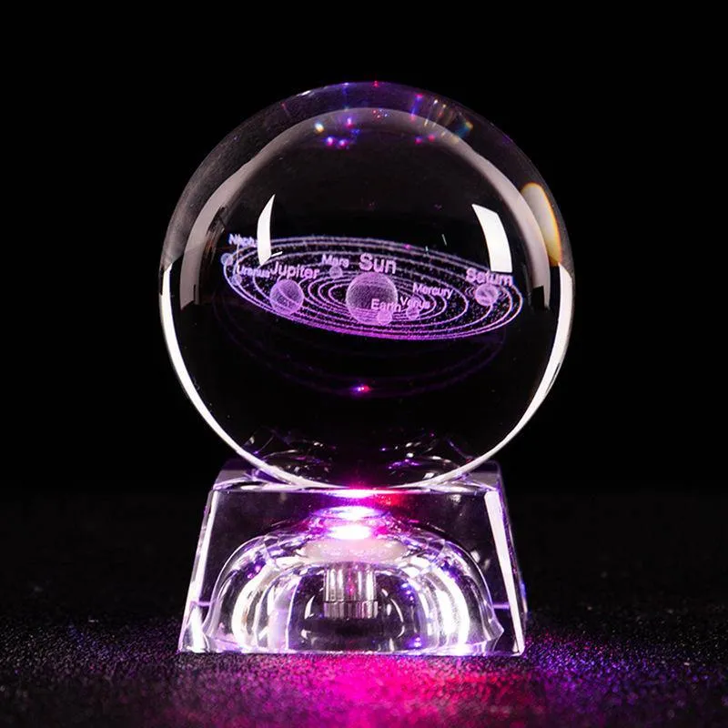 Crystal Basketball Football Sun Galaxy Home Crafts