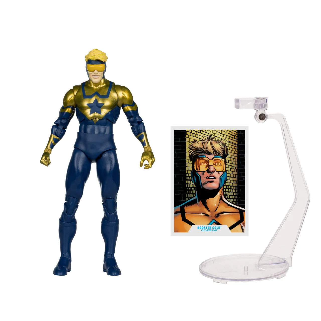 DC Multiverse Booster Gold (Futures End) 7" Inch Scale Action Figure - McFarlane Toys