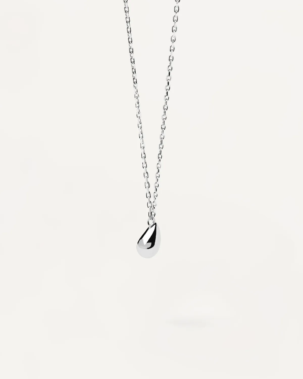 Drop Silver Necklace