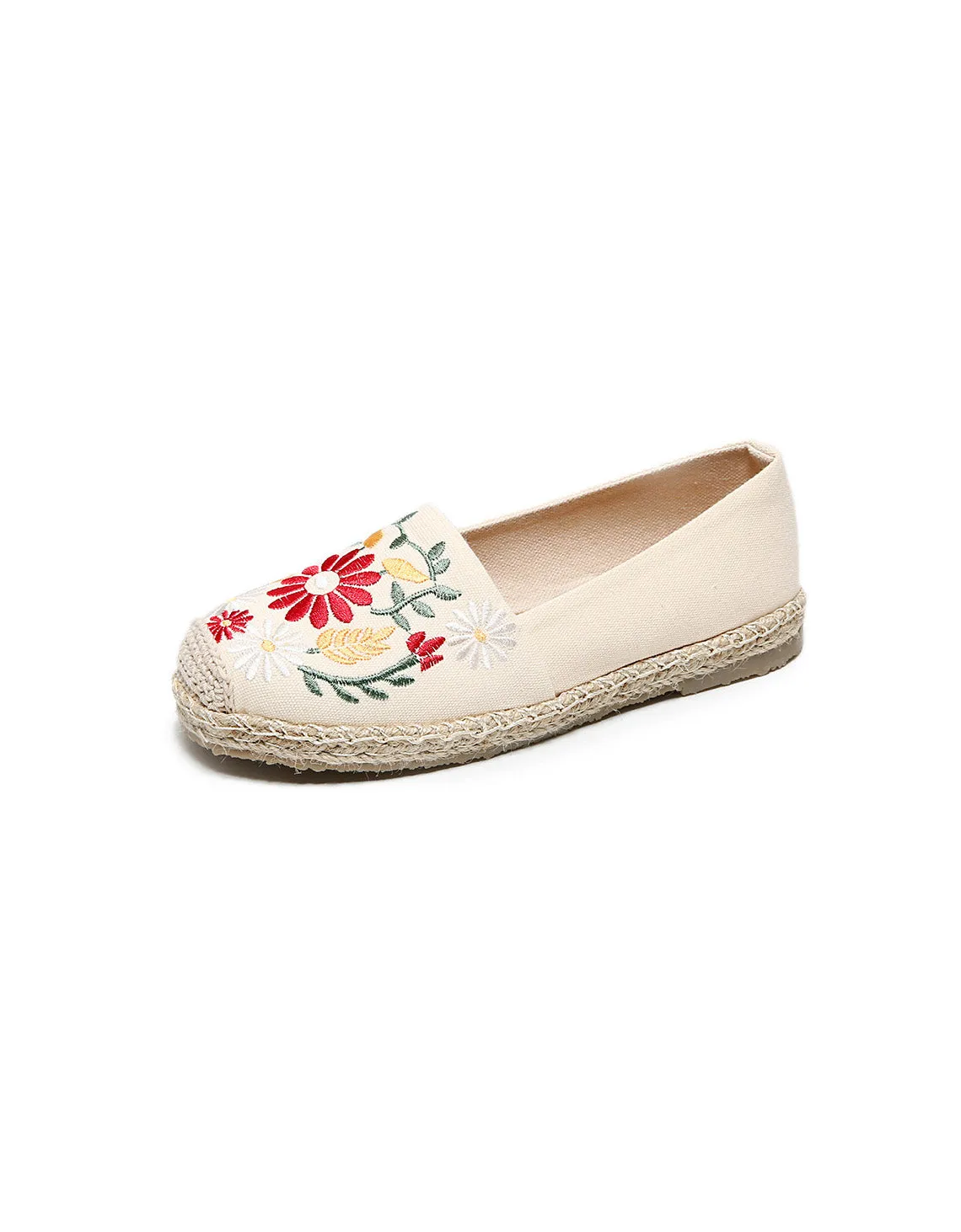 Embroidered Ethnic Style Flat Shoes