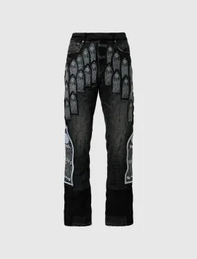 EMBROIDERED PANT