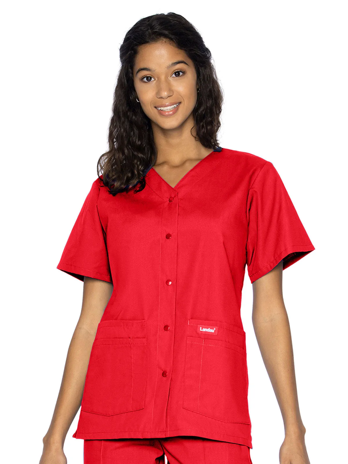 Essentials - Women's V-Neck Scrub Top (1)