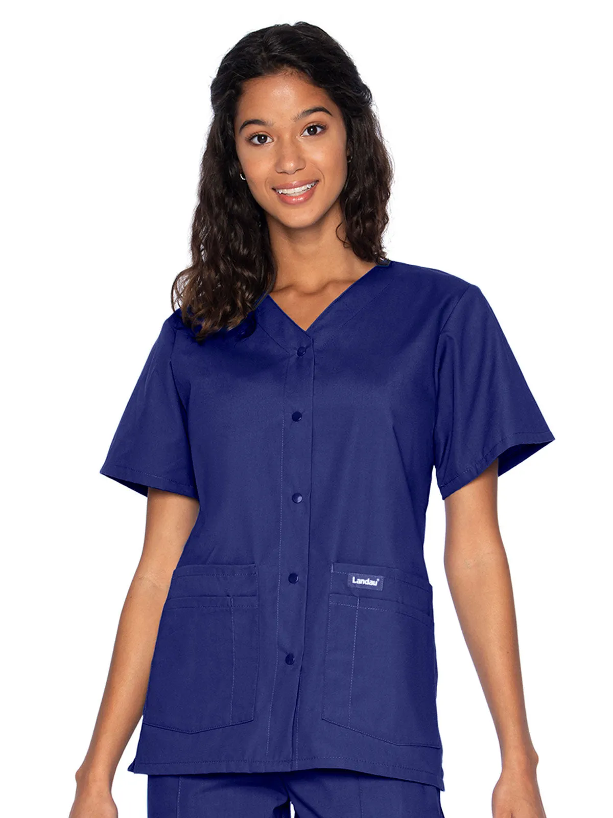 Essentials - Women's V-Neck Scrub Top (1)