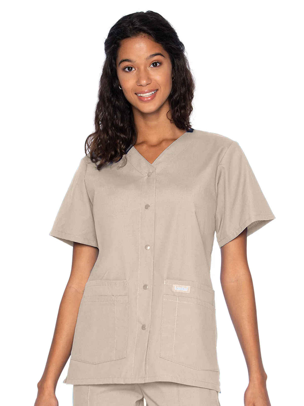 Essentials - Women's V-Neck Scrub Top (1)