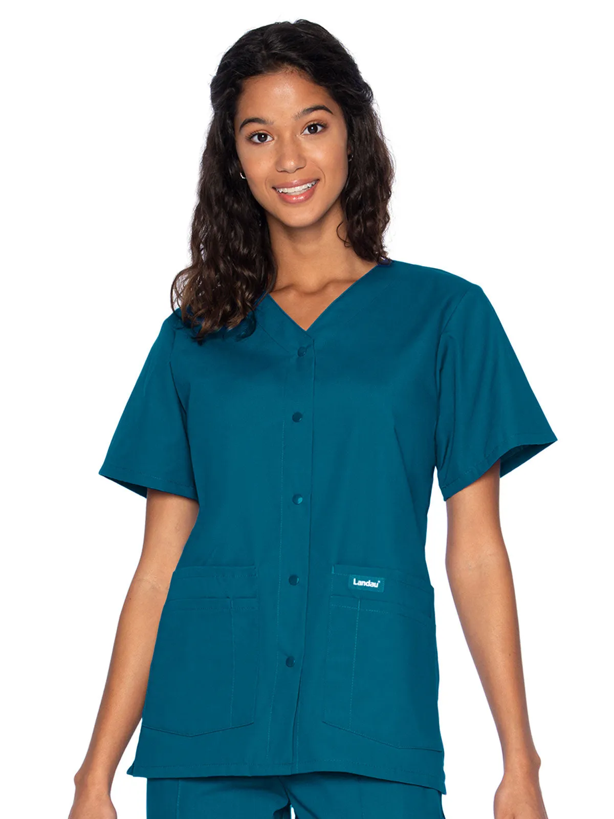 Essentials - Women's V-Neck Scrub Top (1)