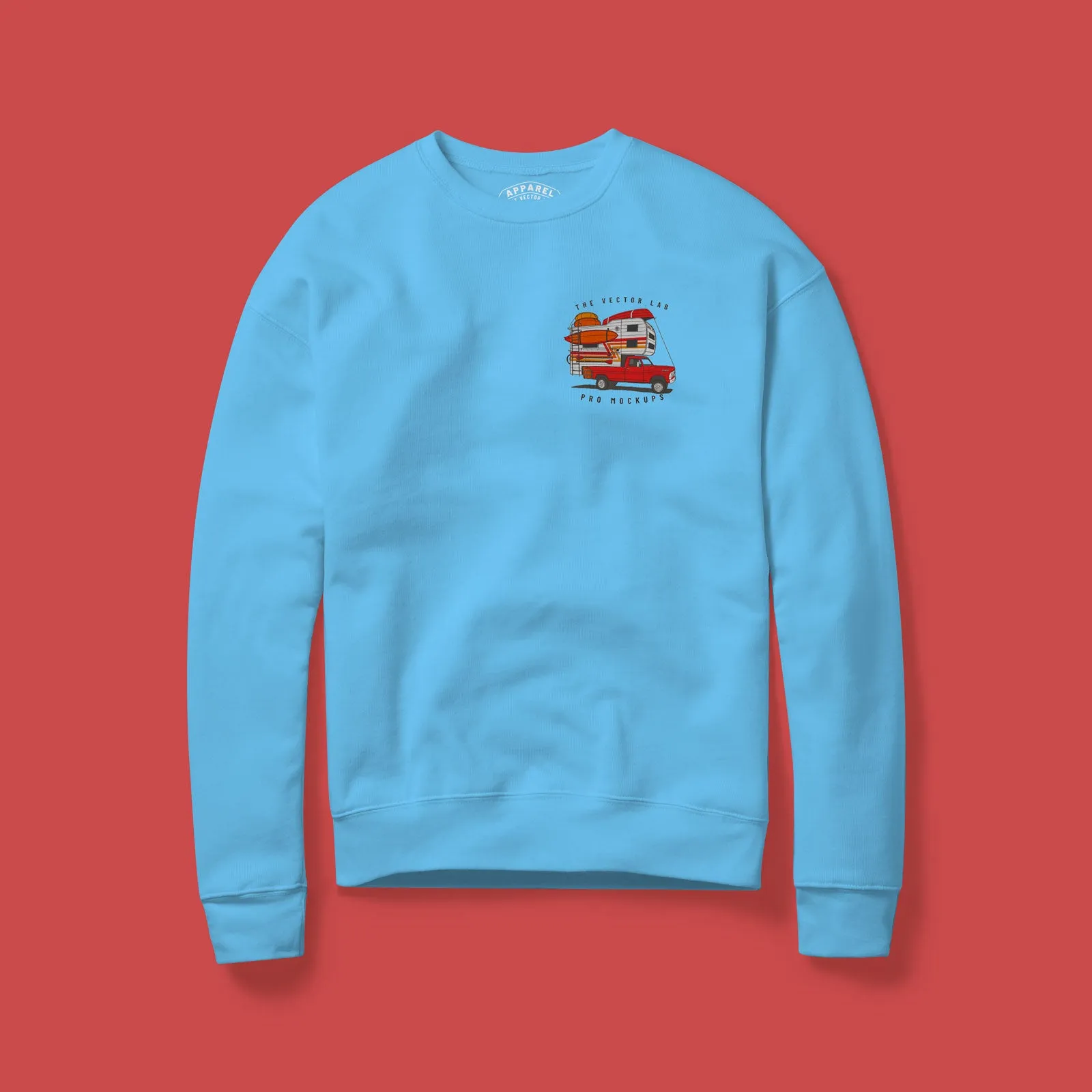 Flat Lay Pro Sweatshirt Mockups