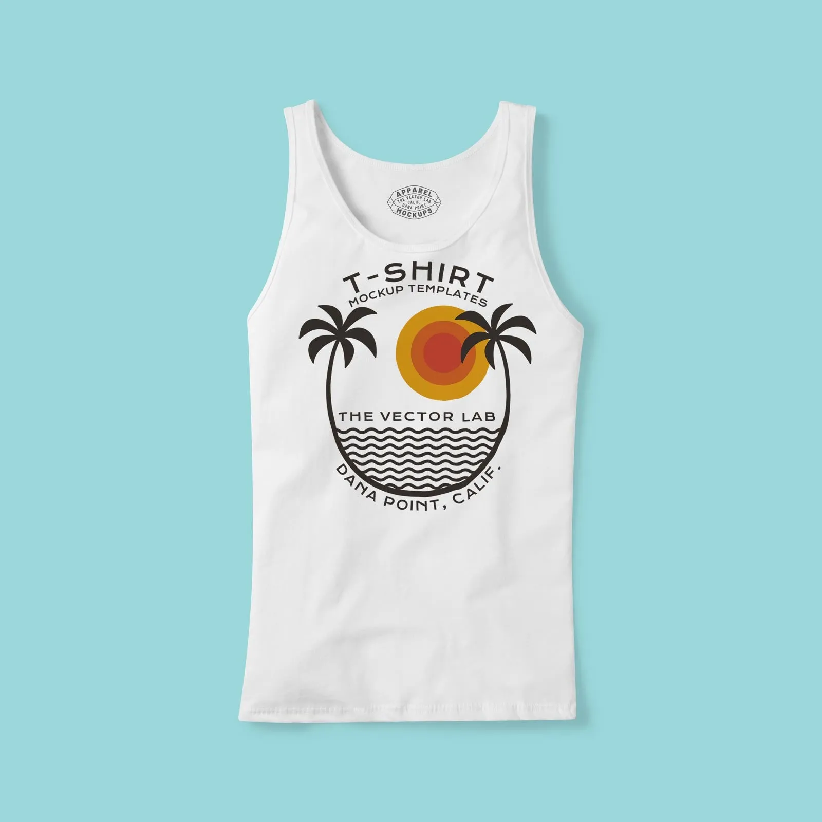 Flat Lay Pro Tank Top Mockups