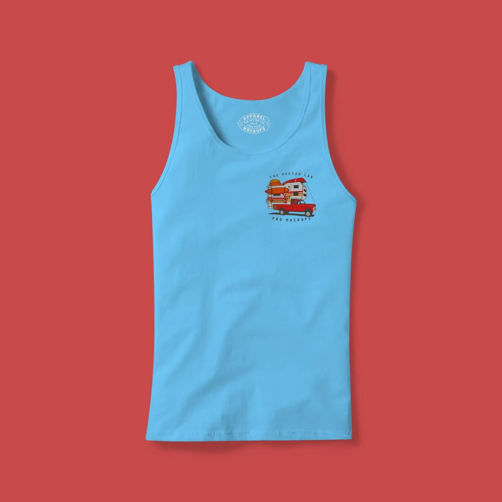 Flat Lay Pro Tank Top Mockups