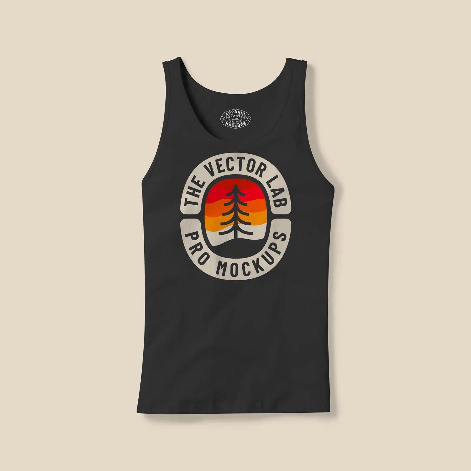 Flat Lay Pro Tank Top Mockups