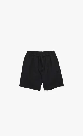 FRENCH TERRY BLACK SHORTS