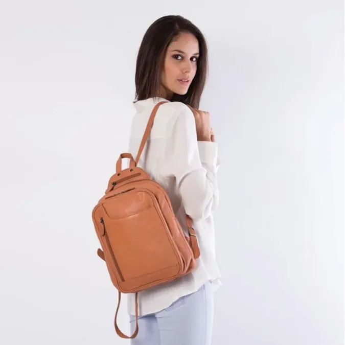 GABEE Emma Large Leather Backpack