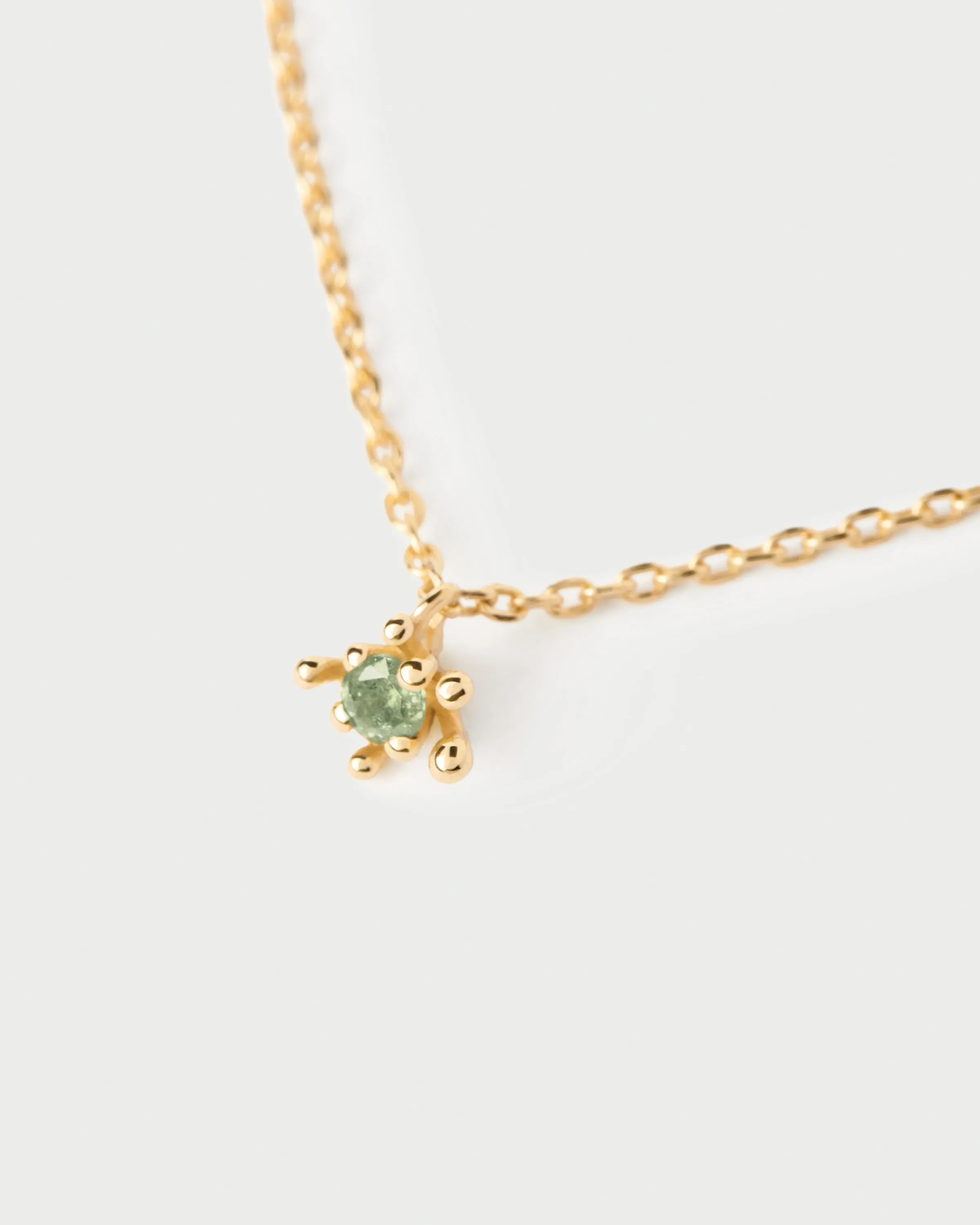 Green Fleur necklace