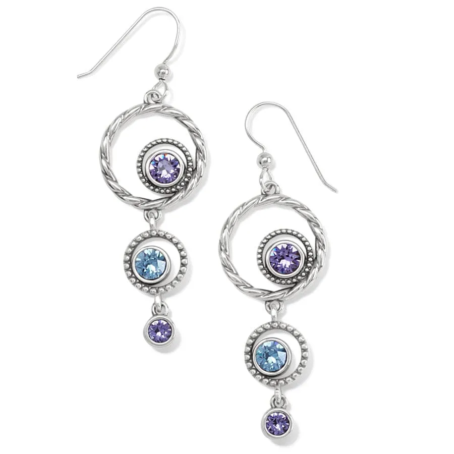 Halo Radiance French Wire Earrings