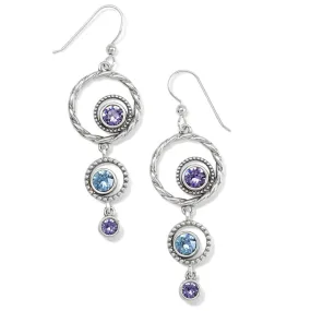 Halo Radiance French Wire Earrings