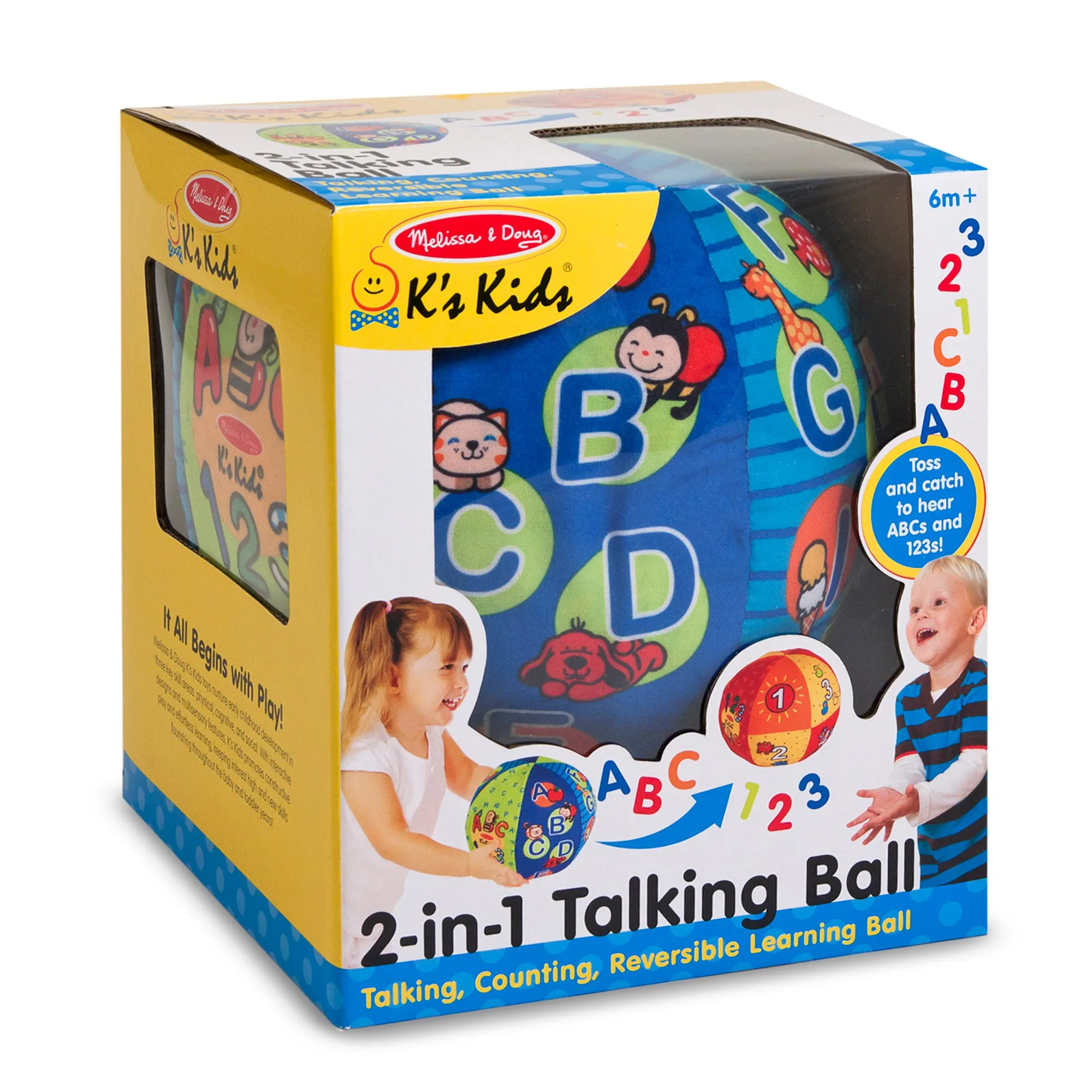 K's Kids 2-in-1 Talking Ball