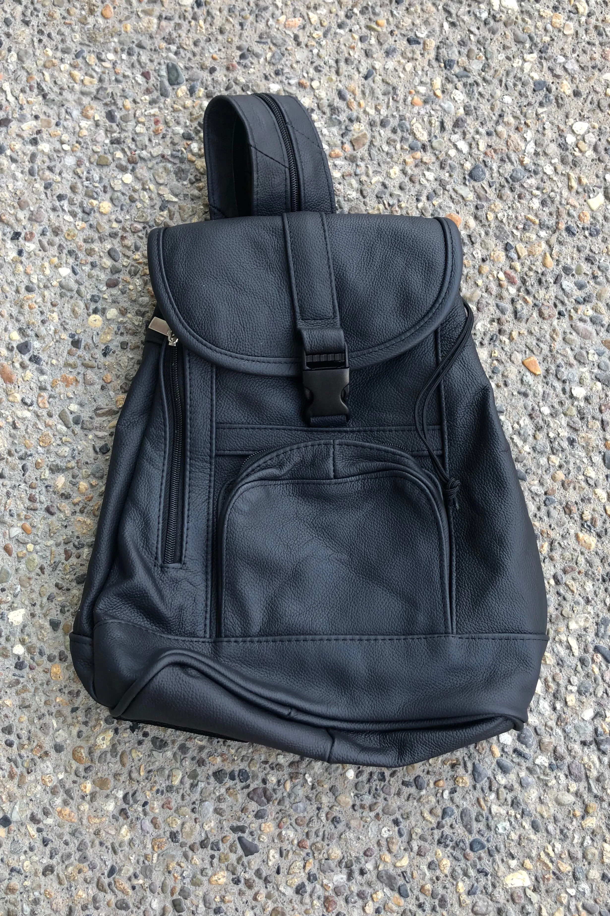 Large Leather Backpack