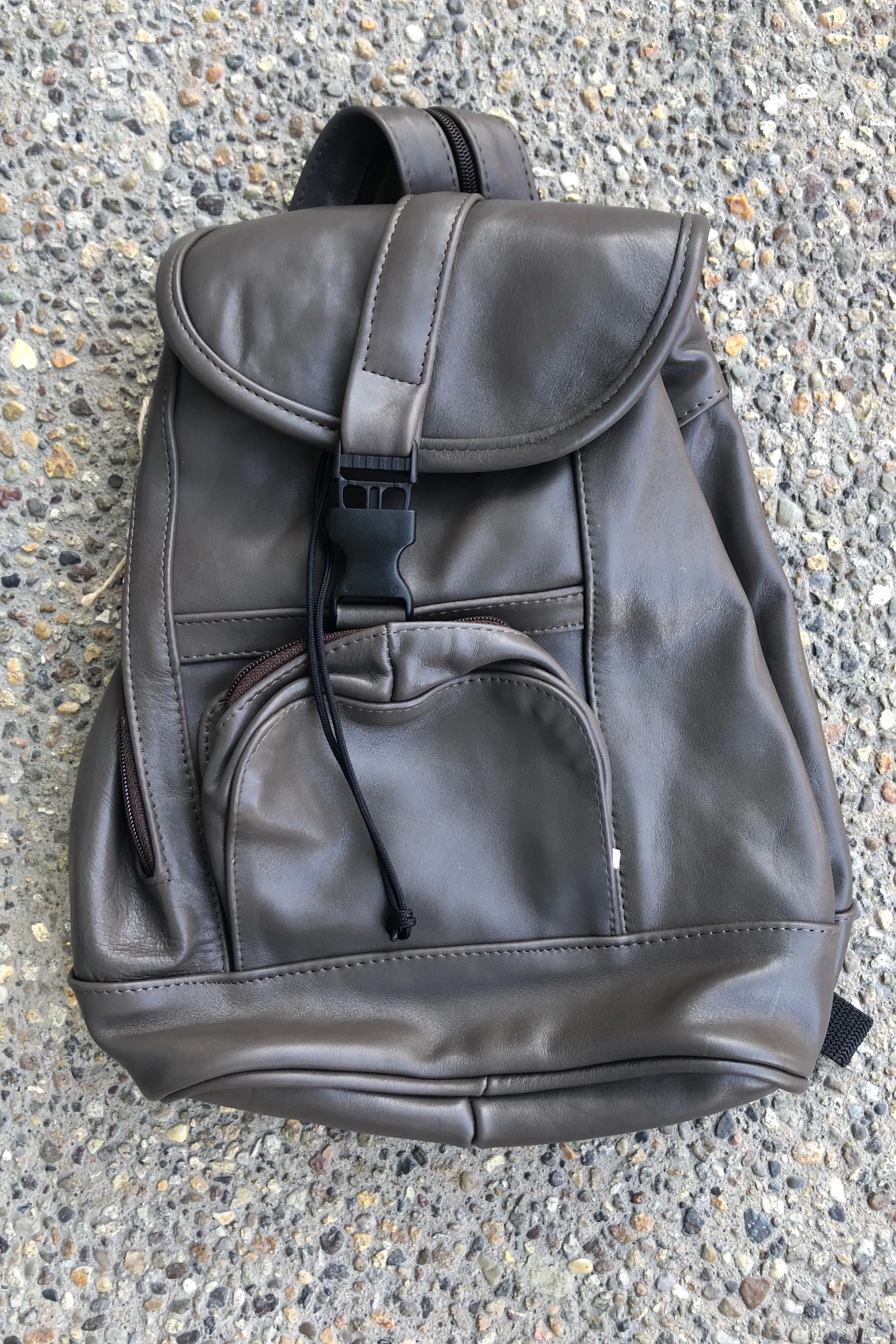 Large Leather Backpack