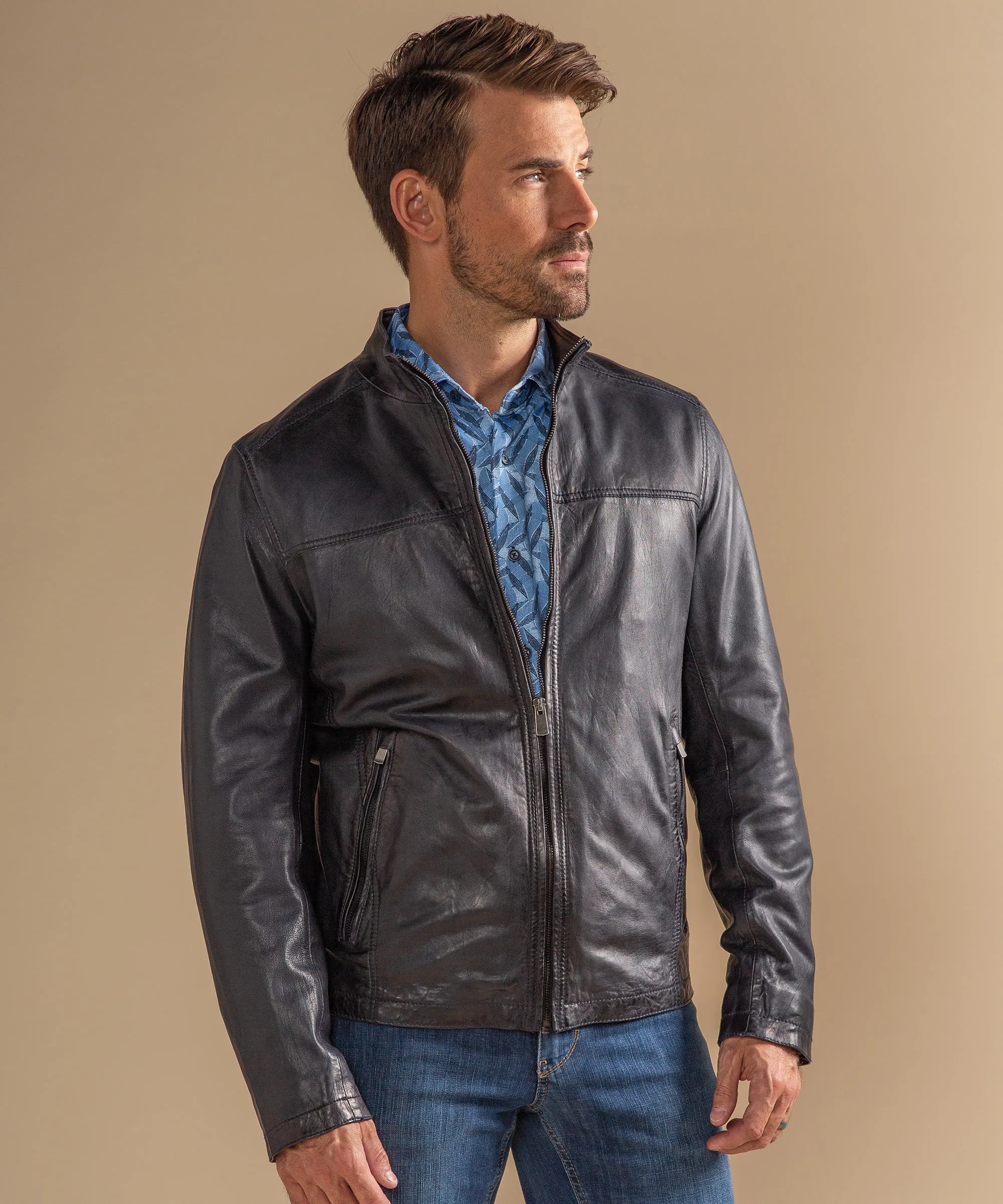 Lucio Featherweight Lambskin Jacket