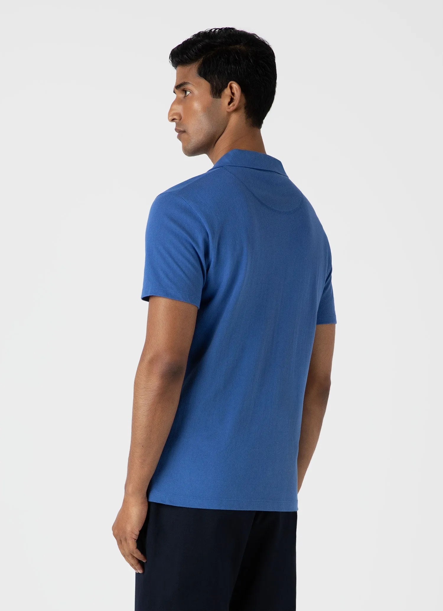 Men's Riviera Polo Shirt in French Blue