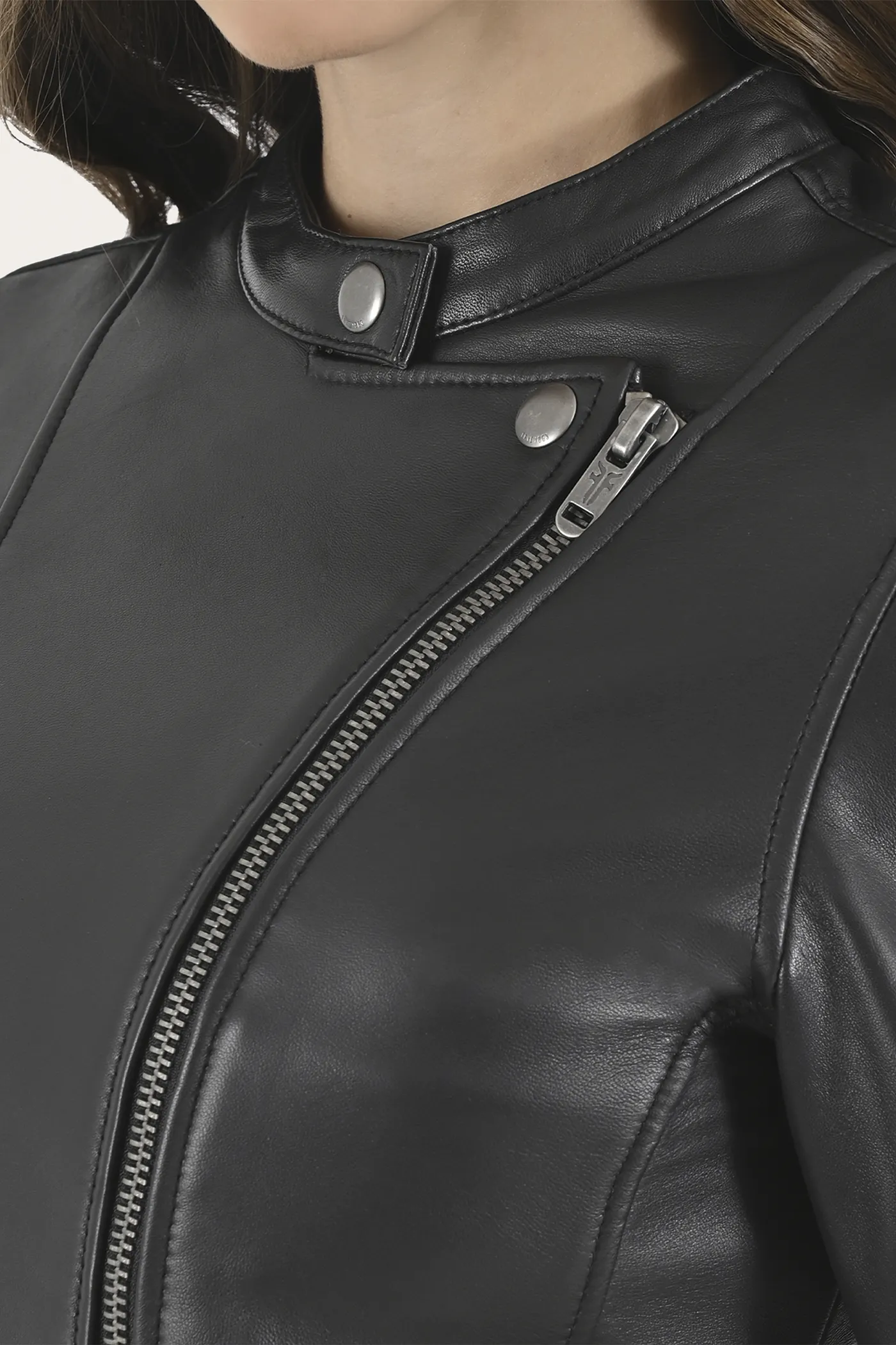 Modern Biker-racer Leather Jacket