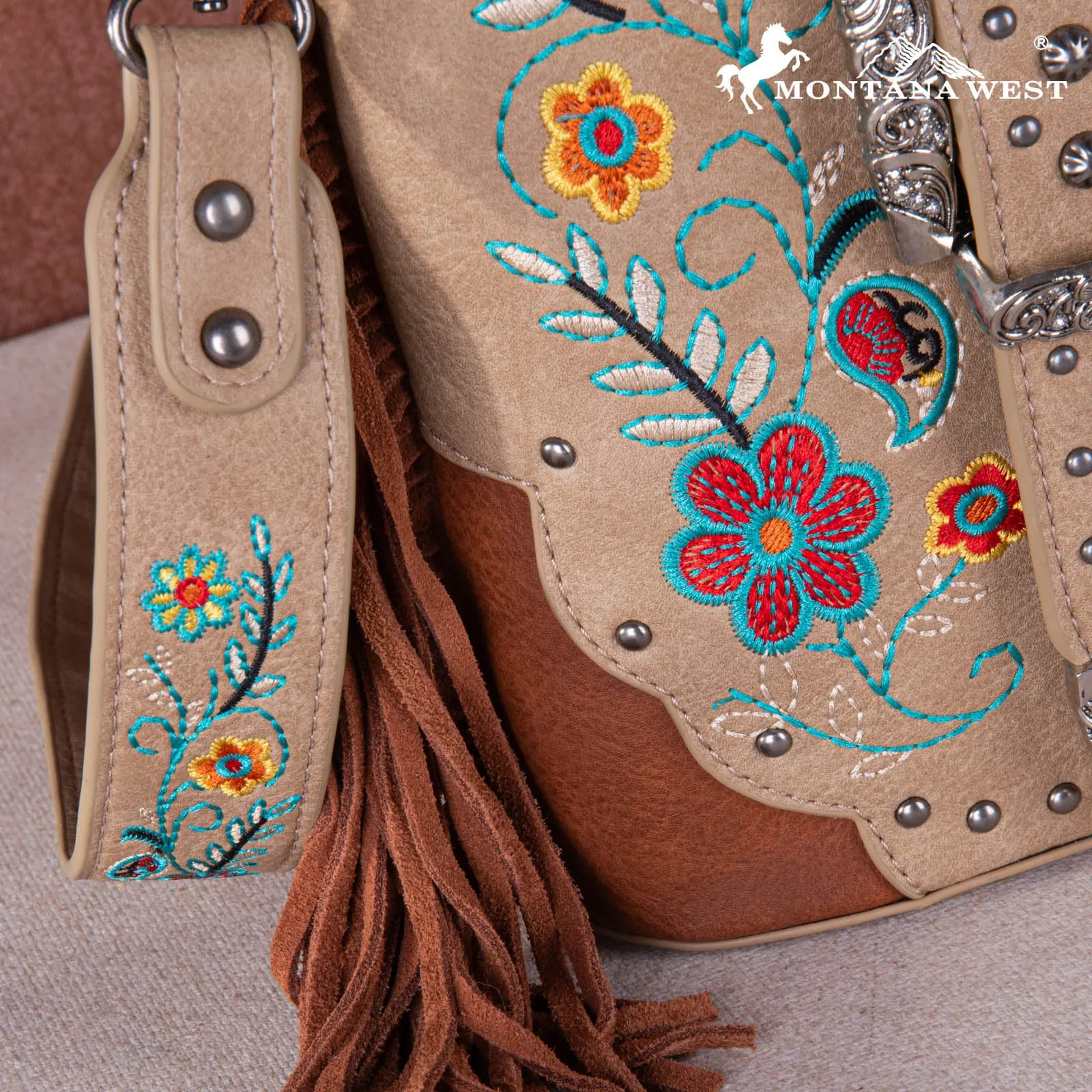 MW1252-8373  Montana West Buckle Collection Crossbody