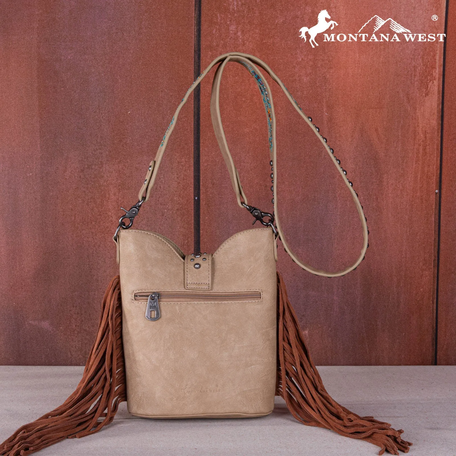 MW1252-8373  Montana West Buckle Collection Crossbody