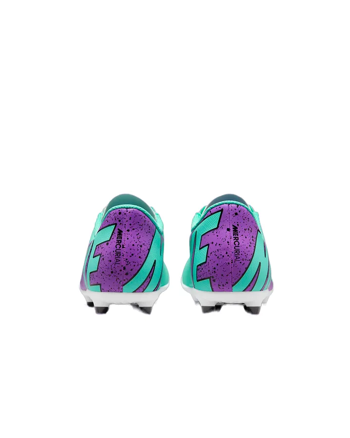 Nike football boot for children and teenagers Vapor 15 Club FG/MG DJ5958-300 turquoise fuchsia black