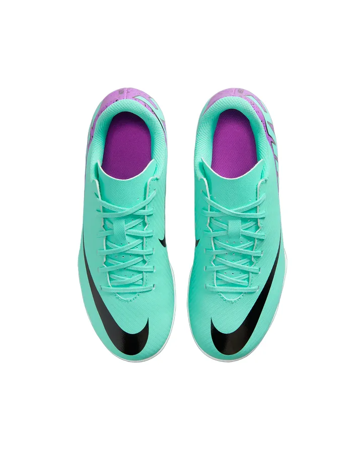 Nike football boot for children and teenagers Vapor 15 Club FG/MG DJ5958-300 turquoise fuchsia black