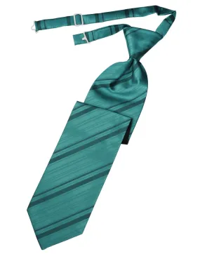 Oasis Striped Satin Kids Necktie