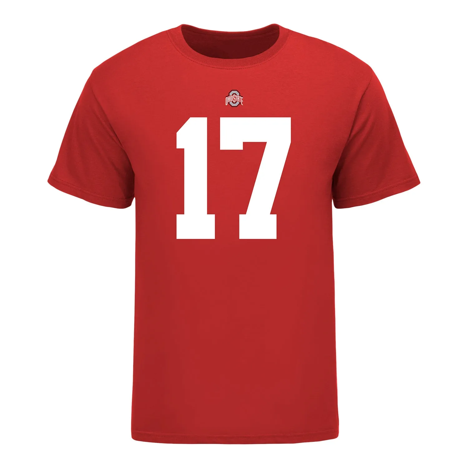 Ohio State Buckeyes #17 Mitchell Melton Student Athlete Football T-Shirt