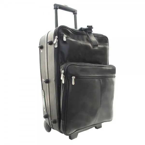 Piel Leather 22" Wheeled Traveler